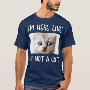 Camiseta Estou Aqui Ao Vivo Não Sou Um Humor De Chamar-Me 