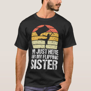 Camiseta Estou Aqui Apenas Para Minha Irmã Maluca - Irmão