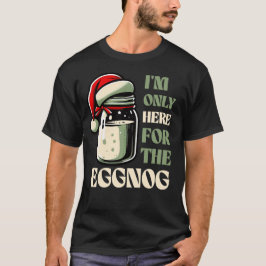 Camiseta Estou aqui apenas para o Design de Natal engraçado