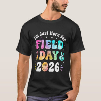 Camiseta Estou Aqui Apenas Para o Dia de Campo 2026 Profess