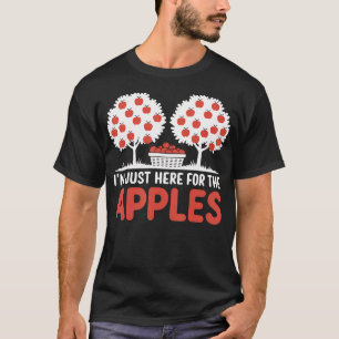 Camiseta Estou Aqui Apenas Para O Festival de Colheita de M