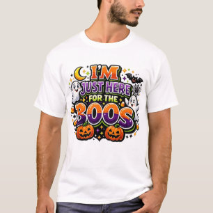 Camiseta ESTOU AQUI APENAS PARA OS APUPOS Funny Halloween