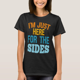 Camiseta Estou Aqui Apenas Para Os Legumes Vegetarianos   V