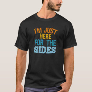 Camiseta Estou Aqui Apenas Para Os Legumes Vegetarianos Veg