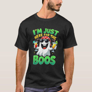 Camiseta Estou Aqui Apenas Para Os Vaias Gráfico Engraçado 