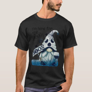 Camiseta Estou Aqui Apenas Para Os Vaias Halloween Mulheres