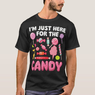 Camiseta ESTOU Aqui Apenas Pelo Doce - Amante de Balas de P