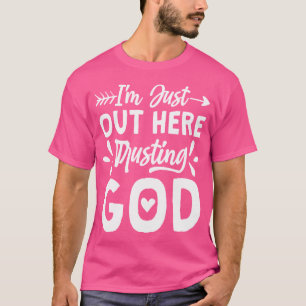 Camiseta Estou Aqui Confiando Em Deus Cristo Religioso B