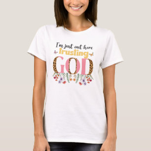 Camiseta Estou aqui confiante