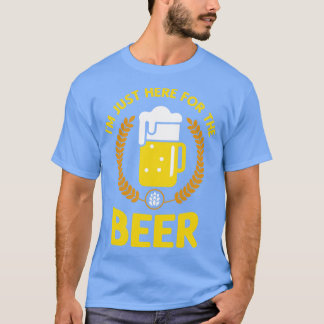 Camiseta Estou Aqui Para A Cerveja
