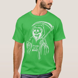Camiseta Estou aqui para a Cerveja