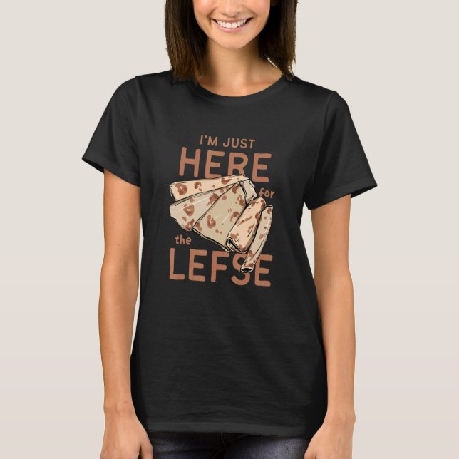 Camiseta Estou aqui para a Design de esquerda (Frente)