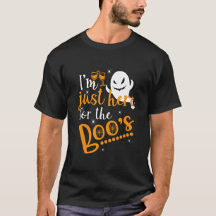 Camiseta Estou aqui para a fantasia de Boos Halloween