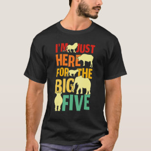 Camiseta Estou aqui para a grande família Safari África