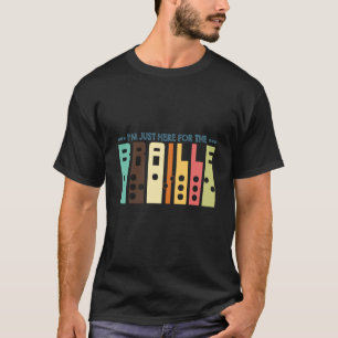Camiseta Estou Aqui Para As Pessoas Cegas De Suporte Em Bra