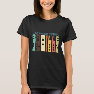 Camiseta Estou Aqui Para As Pessoas Cegas De Suporte Em Bra