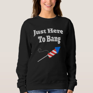 Camiseta Estou Aqui Para Bang 4 De Julho, American Flag App