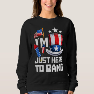 Camiseta Estou Aqui Para Bang 4 De Julho Em 4 De Julho
