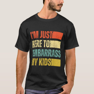 Camiseta Estou Aqui Para Embarcar Meus Filhos