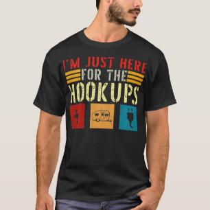 Camiseta Estou Aqui Para O Acampador De RV Do Acampamento E