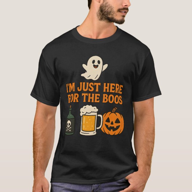 CAMISETA ESTOU AQUI PARA O BOOS (Frente)