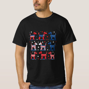 Camiseta Estou aqui para o CHURRASCO de julho do Wiener T-S