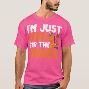 Camiseta Estou Aqui Para O Comida De Doces Unicorn.
