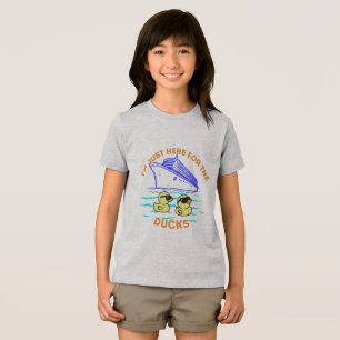 Camiseta Estou aqui para o cruzeiro dos patos
