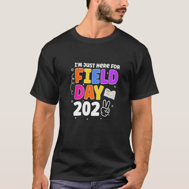 Camiseta Estou aqui para o dia de campo 2022. (Frente)