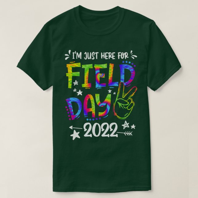 Camiseta Estou Aqui Para O Dia De Campo 2022, Dia De Campo  (Frente do Design)