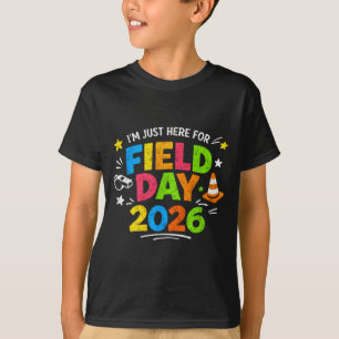 Camiseta Estou aqui para o dia de campo 2026 divertida esco