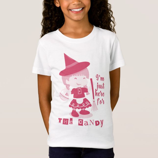 Camiseta Estou aqui para o doce (Frente)