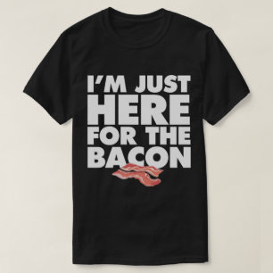 Camiseta Estou aqui para o evento de piquenique do bacon Pa
