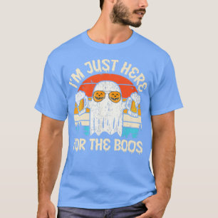 Camiseta Estou Aqui Para O Halloween Da Cerveja Do Retro Bo