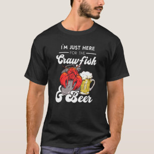 Camiseta Estou aqui para o lagosta e booze Cajun & B