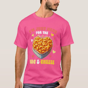 Camiseta Estou aqui para o Mac & Cheese Pasta Macaroni