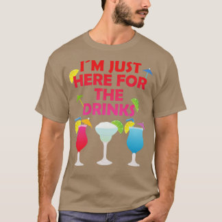 Camiseta Estou Aqui Para O Presente Do Festa De Álcool