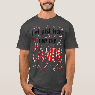 Camiseta Estou aqui para o Tester da Candy Cane Sweets.