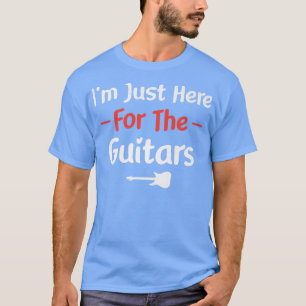 Camiseta Estou aqui para o violão guitarrista
