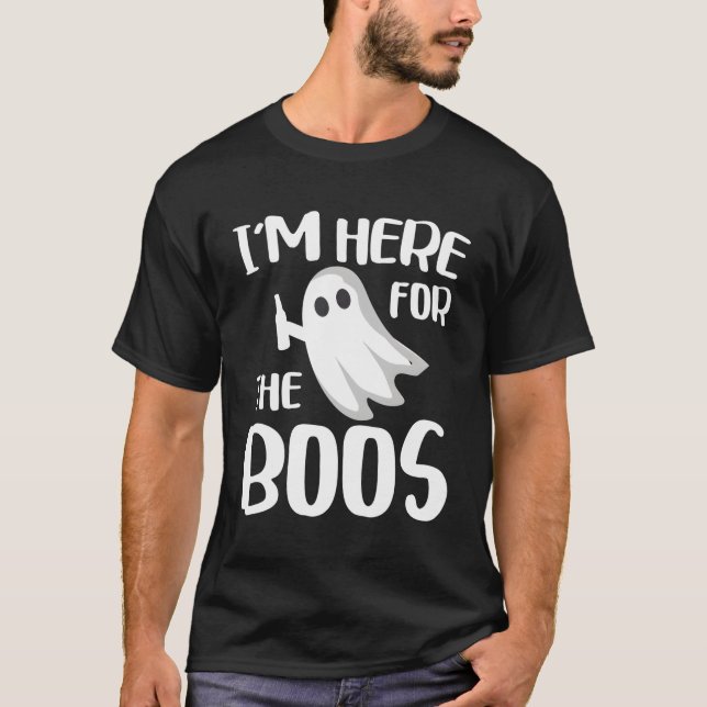 Camiseta Estou Aqui Para Os Boos (Frente)