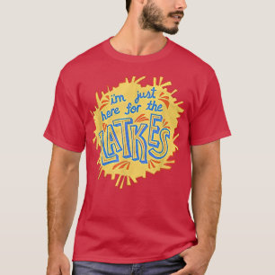 Camiseta Estou aqui para os lats, engraçado Chanucá C