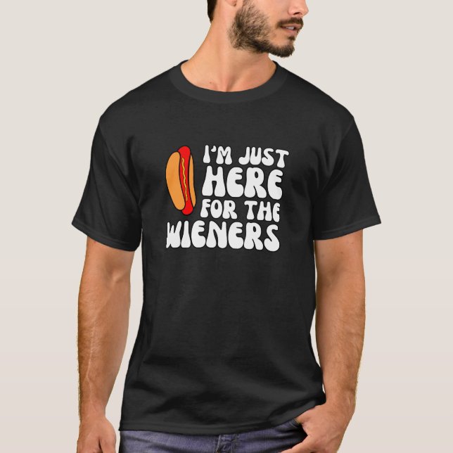 Camiseta Estou aqui para os saltadores, amantes de cachorro (Frente)