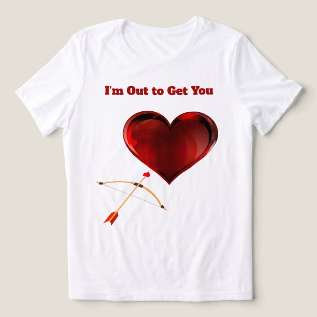 Camiseta Estou Aqui Para Te Pegar  (Design frontal)