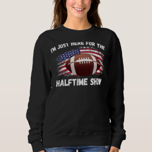 Camiseta Estou aqui pela metade do tempo mostrando american