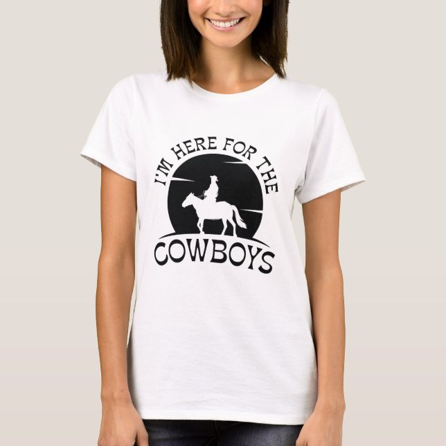Camiseta Estou aqui pelos cowboys (Frente)