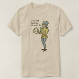 Camiseta "Estou aqui pelos Pretzels"