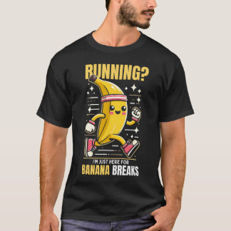 Camiseta estou aqui só para comer bananas