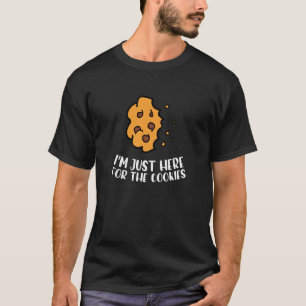 Camiseta Estou aqui só para os cozinheiros cozinhando.