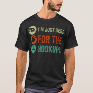 Camiseta Estou Aqui Só Para os Encontros