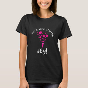 Camiseta Estou Aqui Só pela ALEGRIA Histórias Emocionais d